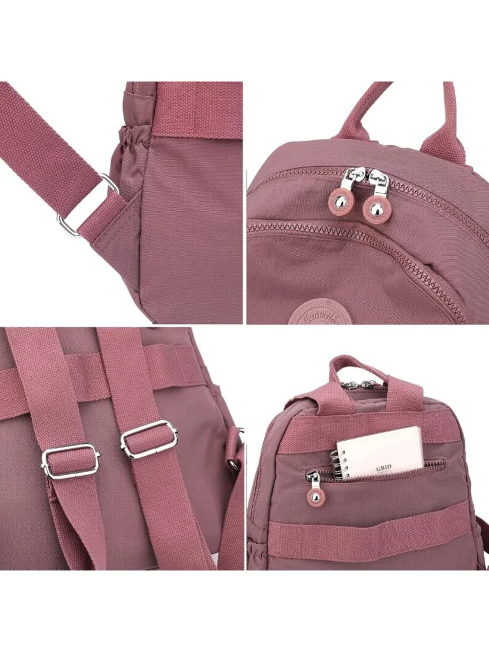 Lightweight Waterproof Mini Nylon Backpack Purse for Travel & Daily Use